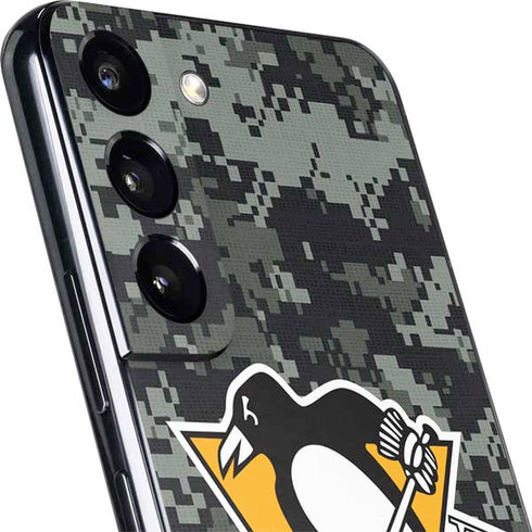 NHL Pittsburgh Penguins Camo Galaxy S22 Skin