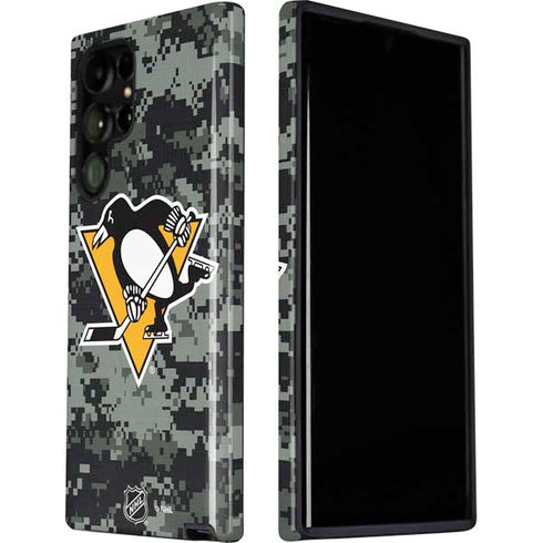 NHL Pittsburgh Penguins Camo Galaxy S22 Ultra Pro Case