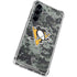NHL Pittsburgh Penguins Camo Galaxy S23 FE Clear Case