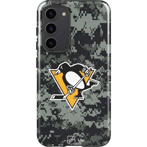 NHL Pittsburgh Penguins Camo Galaxy S23 Plus Pro Case