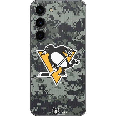 NHL Pittsburgh Penguins Camo Galaxy S23 Skin