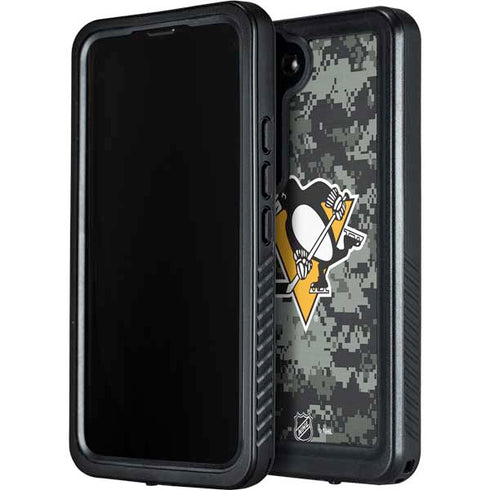 NHL Pittsburgh Penguins Camo Galaxy S23 Waterproof Case