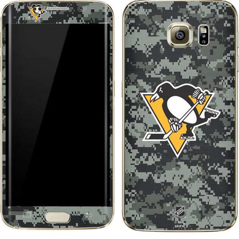 NHL Pittsburgh Penguins Camo Galaxy S7 Edge Skin