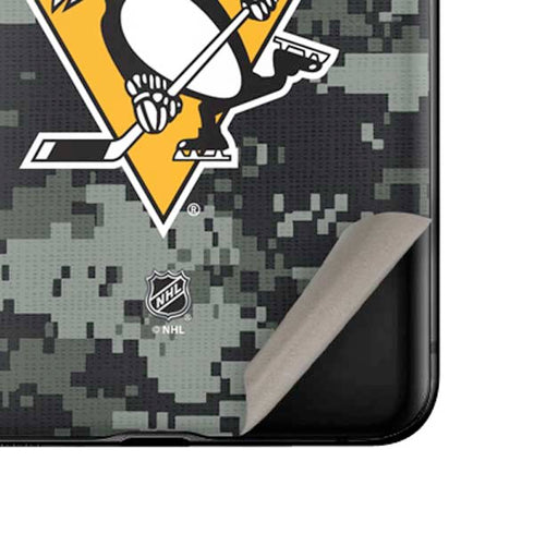 NHL Pittsburgh Penguins Camo Galaxy Z Flip Skin