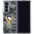 NHL Pittsburgh Penguins Camo Galaxy Z Fold5 5G Clear Case