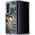 NHL Pittsburgh Penguins Camo Galaxy Z Fold5 5G Clear Case
