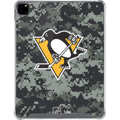 NHL Pittsburgh Penguins Camo iPad Pro 12.9in (2020) Clear Case