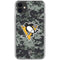 NHL Pittsburgh Penguins Camo iPhone 11 Clear Case