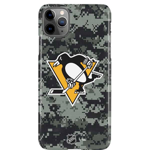 NHL Pittsburgh Penguins Camo iPhone 11 Pro Max Lite Case