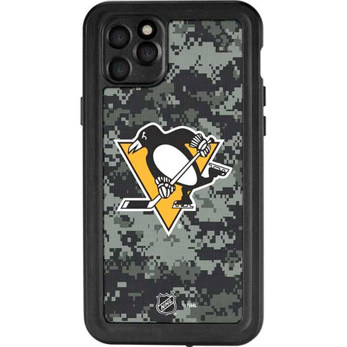 NHL Pittsburgh Penguins Camo iPhone 11 Pro Max Waterproof Case