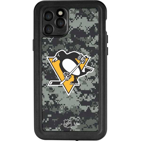 NHL Pittsburgh Penguins Camo iPhone 11 Pro Waterproof Case