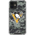 NHL Pittsburgh Penguins Camo iPhone 12 Clear Case
