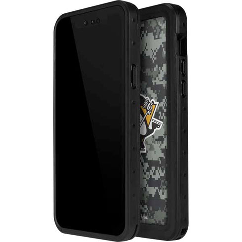 NHL Pittsburgh Penguins Camo iPhone 12 Pro Max Waterproof Case