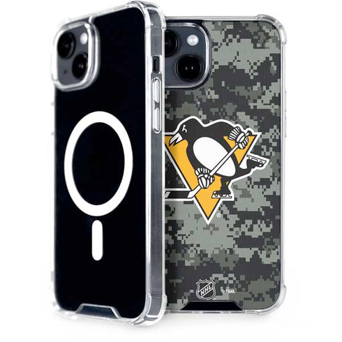 NHL Pittsburgh Penguins Camo iPhone 13 MagSafe Case
