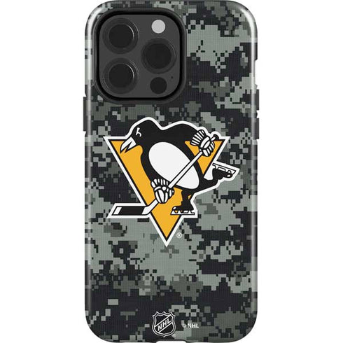 NHL Pittsburgh Penguins Camo iPhone 13 Pro Impact Case