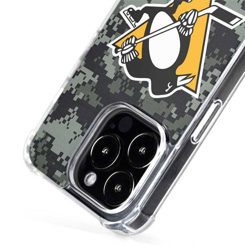 NHL Pittsburgh Penguins Camo iPhone 13 Pro MagSafe Case