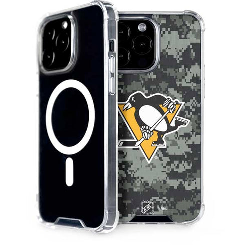 NHL Pittsburgh Penguins Camo iPhone 13 Pro Max MagSafe Case