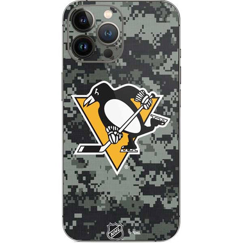 NHL Pittsburgh Penguins Camo iPhone 13 Pro Max Skin