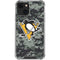 NHL Pittsburgh Penguins Camo iPhone 14 Plus Clear Case