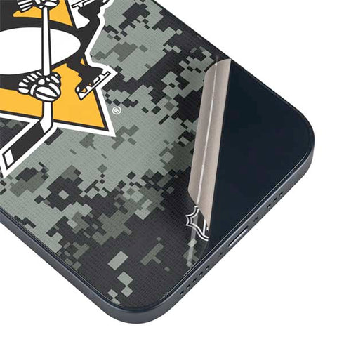 NHL Pittsburgh Penguins Camo iPhone 15 Plus Skin
