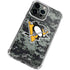 NHL Pittsburgh Penguins Camo iPhone 14 Pro Clear Case