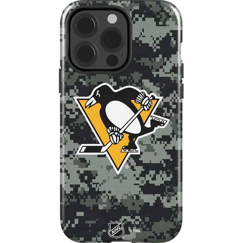 NHL Pittsburgh Penguins Camo iPhone 14 Pro Impact Case