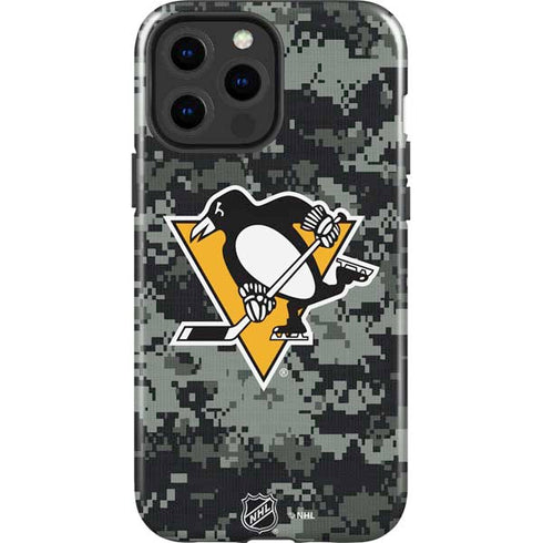 NHL Pittsburgh Penguins Camo iPhone 15 Pro Max Impact Case