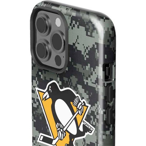 NHL Pittsburgh Penguins Camo iPhone 15 Pro Max Impact Case