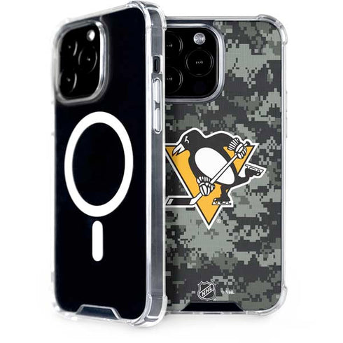 NHL Pittsburgh Penguins Camo iPhone 14 Pro Max MagSafe Case