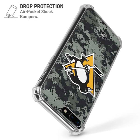 NHL Pittsburgh Penguins Camo iPhone 7/8 Plus Clear Case