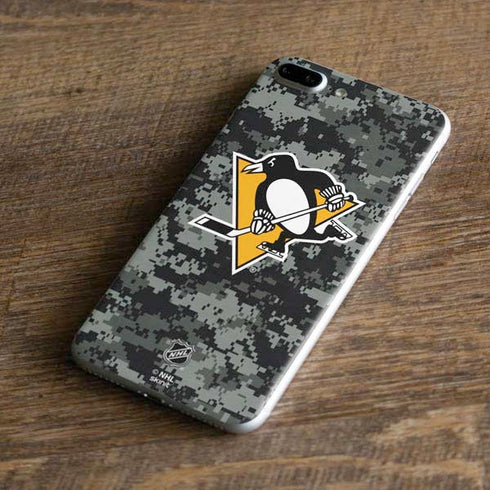 NHL Pittsburgh Penguins Camo iPhone 8 Plus Skin