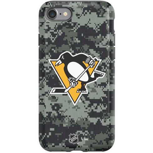 NHL Pittsburgh Penguins Camo iPhone SE (2nd & 3rd Gen) Pro Case