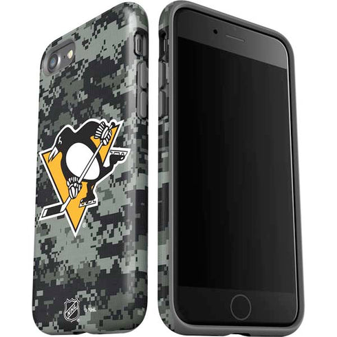 NHL Pittsburgh Penguins Camo iPhone SE (2nd & 3rd Gen) Pro Case