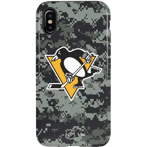 NHL Pittsburgh Penguins Camo iPhone X Pro Case
