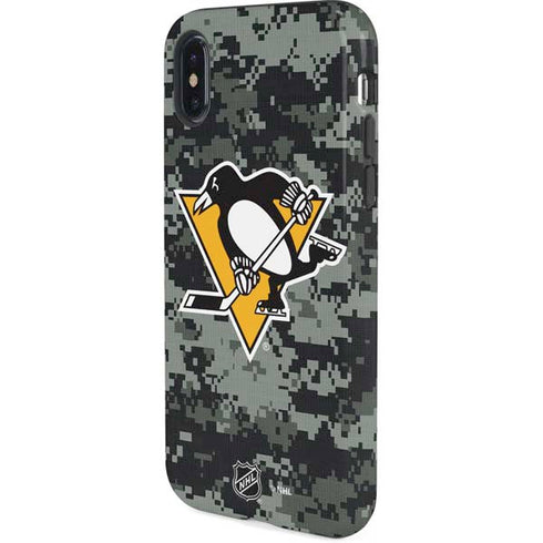 NHL Pittsburgh Penguins Camo iPhone X Pro Case