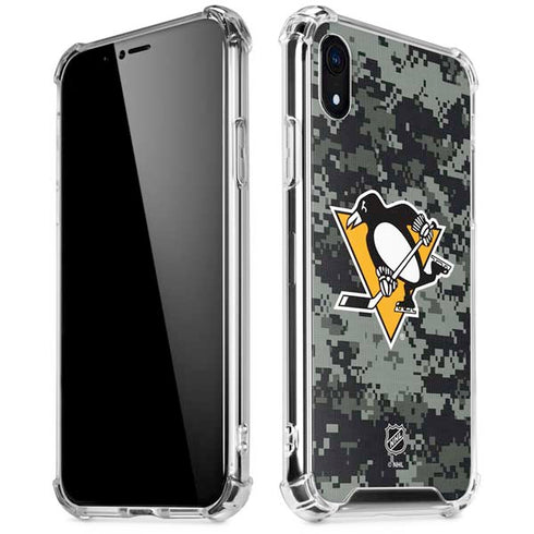 NHL Pittsburgh Penguins Camo iPhone XR Clear Case