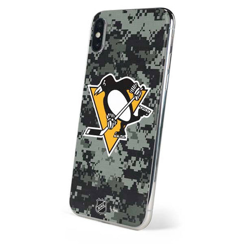 NHL Pittsburgh Penguins Camo iPhone XS Skin