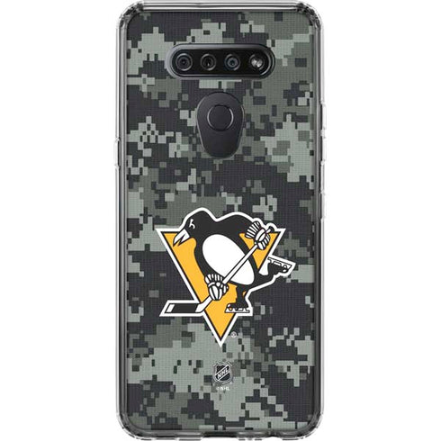 NHL Pittsburgh Penguins Camo LG K51/Q51 Clear Case