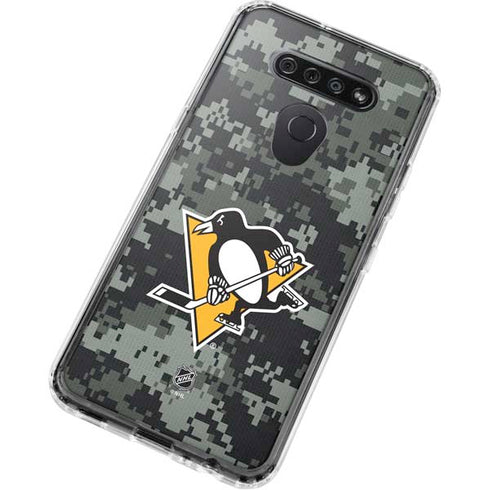 NHL Pittsburgh Penguins Camo LG K51/Q51 Clear Case