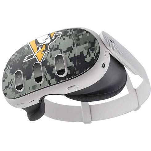 NHL Pittsburgh Penguins Camo Meta Quest 3 Skin