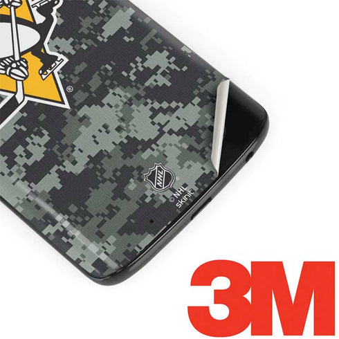 NHL Pittsburgh Penguins Camo Moto G6 Skin