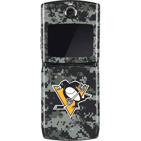 NHL Pittsburgh Penguins Camo Motorola RAZR Skin