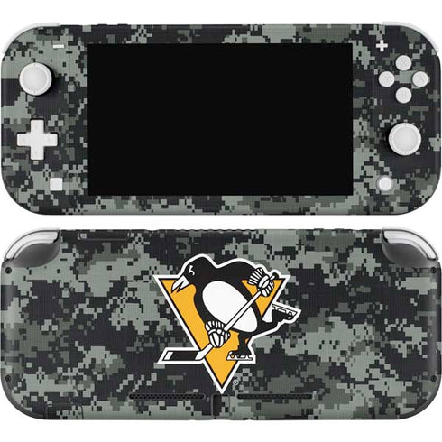 NHL Pittsburgh Penguins Camo Nintendo Switch Lite Skin