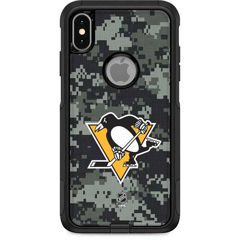 NHL Pittsburgh Penguins Camo Otterbox Commuter iPhone Skin