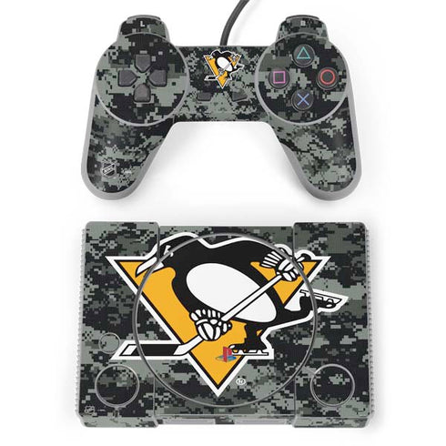 NHL Pittsburgh Penguins Camo PlayStation Classic Bundle Skin