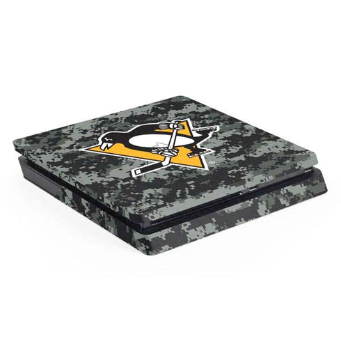 NHL Pittsburgh Penguins Camo PS4 Slim Skin