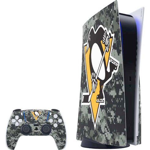 NHL Pittsburgh Penguins Camo PS5 Bundle Skin