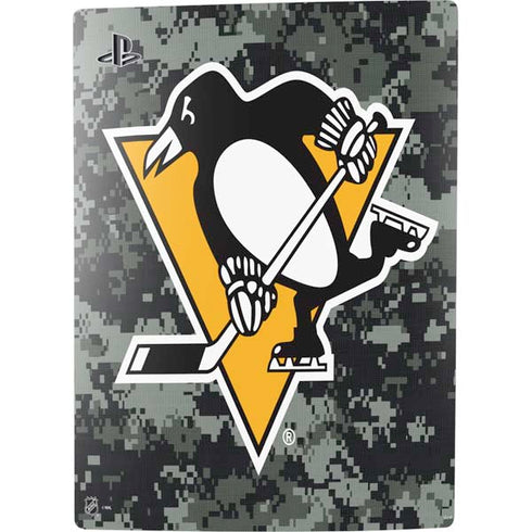 NHL Pittsburgh Penguins Camo PS5 Digital Edition Console Skin