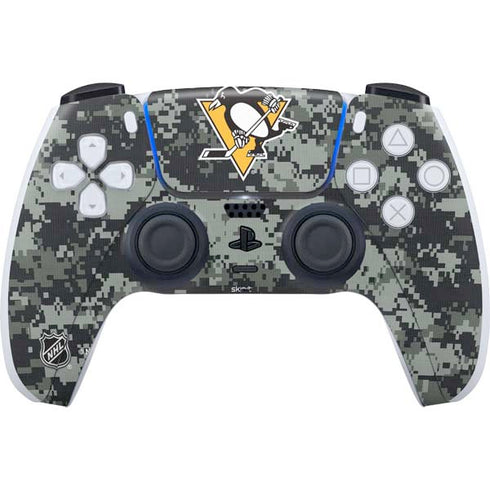 NHL Pittsburgh Penguins Camo PS5 Controller Skin