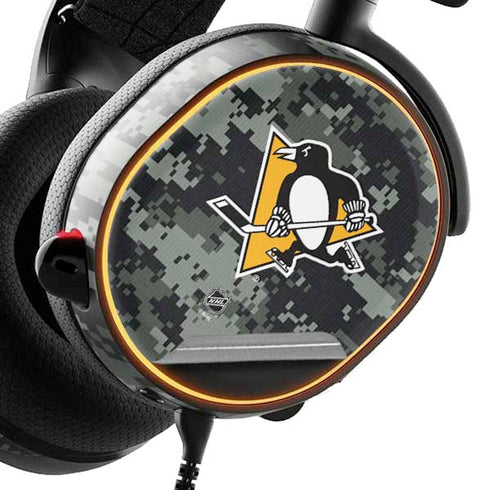 NHL Pittsburgh Penguins Camo SteelSeries Arctis 3 Skin